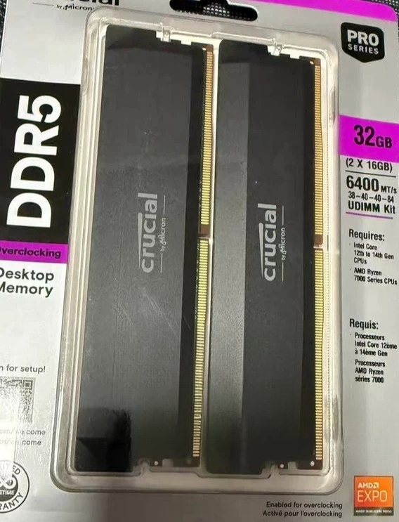 Ddr5 Memory - 32GB DDR5 6000MHz RAM-Kit, 16GB Desktop-Gaming-Speicher,