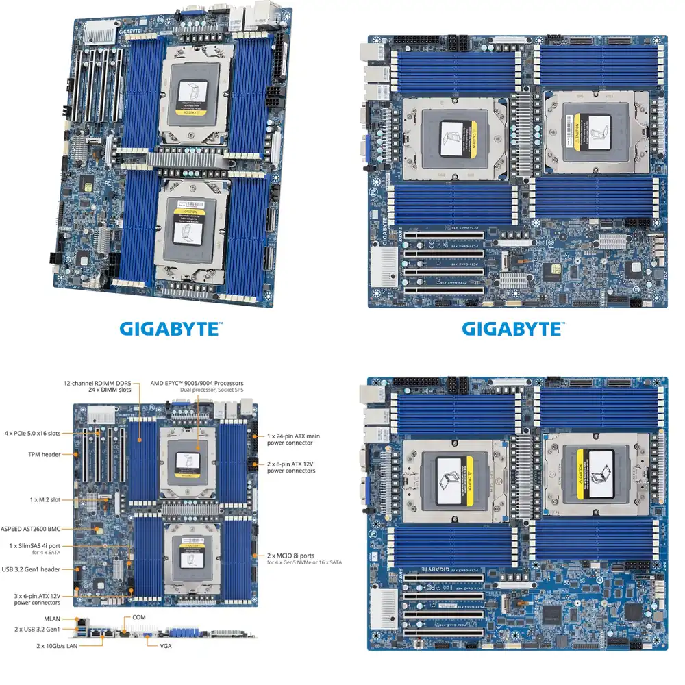 Ddr5 Memory - MZ73-LM2 für EPYC 9005 9004 Server-Motherboard
