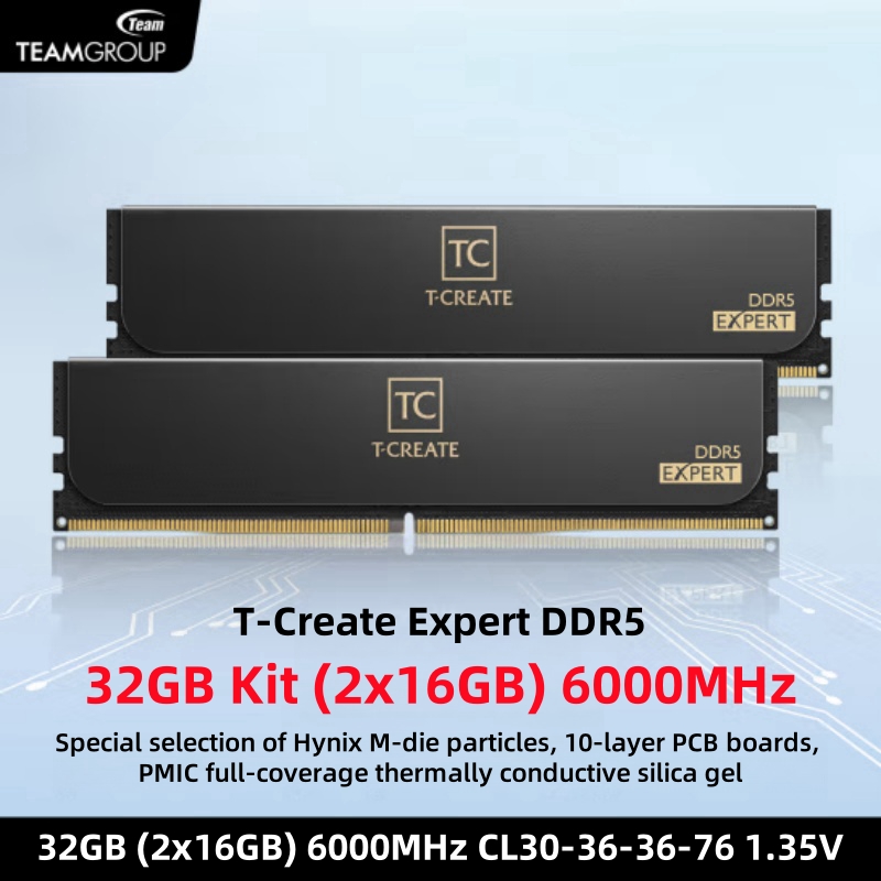 TEAMGROUP T-Create Expert CL30 – Ddr5 6000Mhz Bewertung und Preis