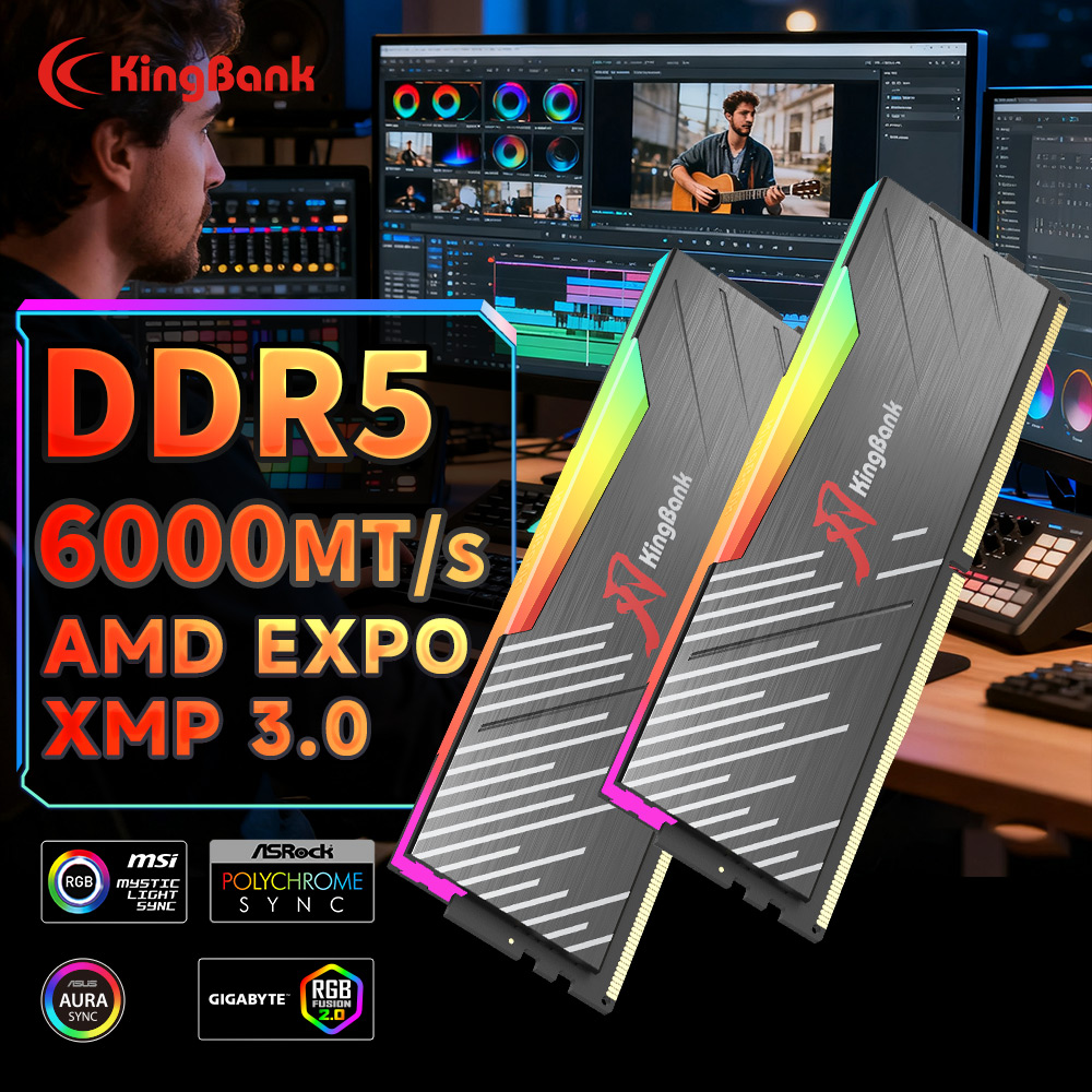 KingBank KRRB DDR5 RGB 16GB /1 – Ddr5 4800Mhz Bewertung und Preis
