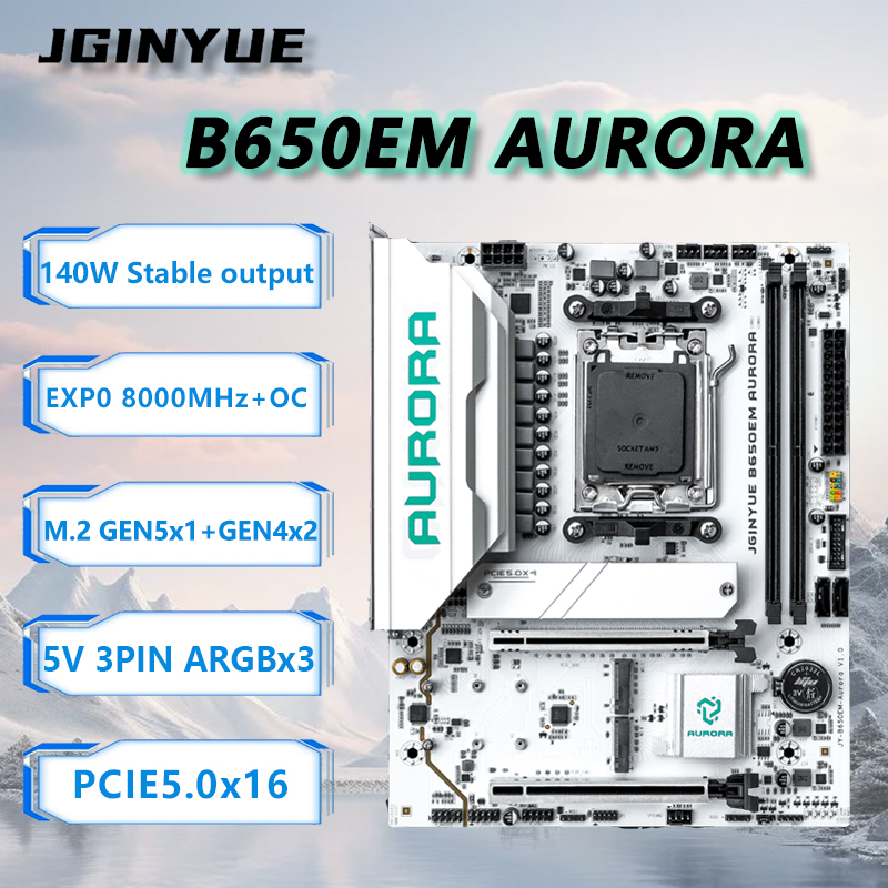 JGINYUE B650M AURORA Neues Mot – Ddr5 Rgb Ram Bewertung und Preis